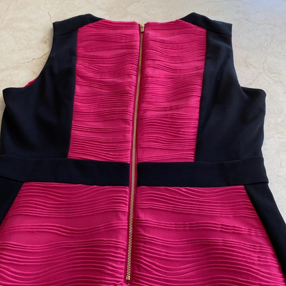Dana Buchman Textured Dress with Gold Embellishments - Picture 8 of 13